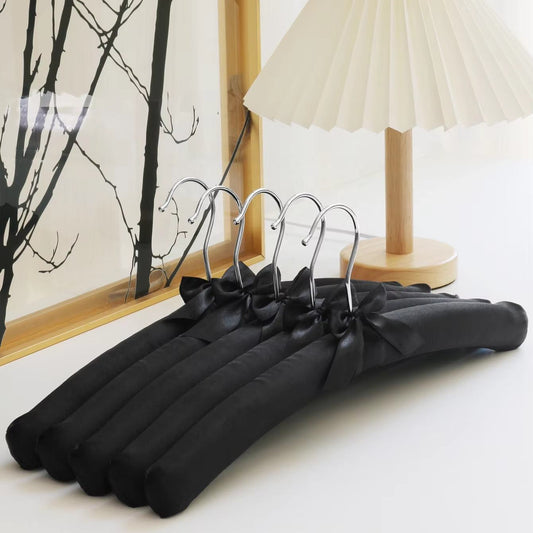 Black Heavy Duty Anti Slip Padded Hangers For Sweaters
