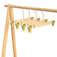Natrual Color Trouser Hanger With Long Neck