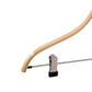 Anti slip Wooden Laminated Hanger With Clips and Notches