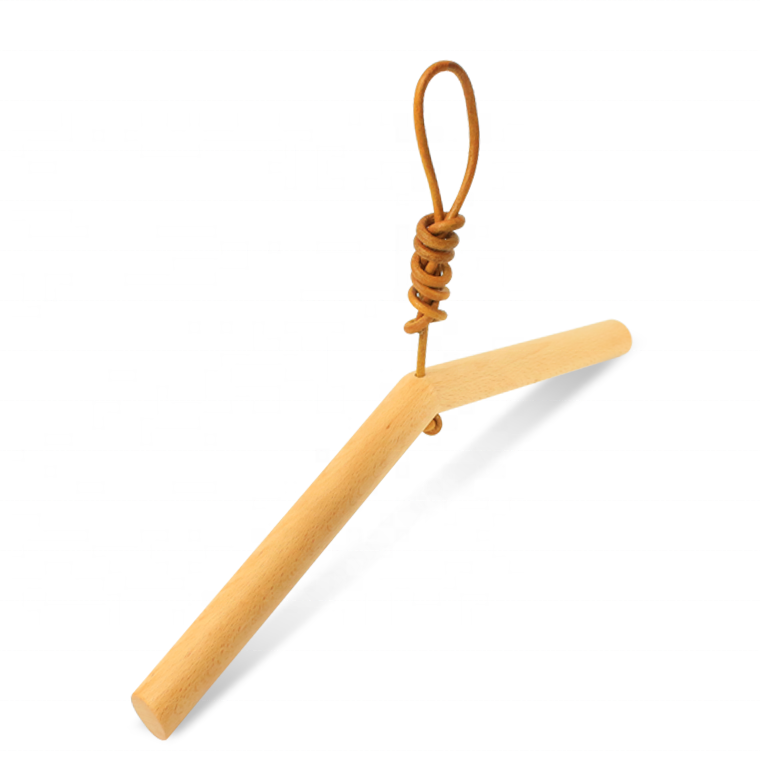 Handmade Natural Wooden Hangers With Ropes