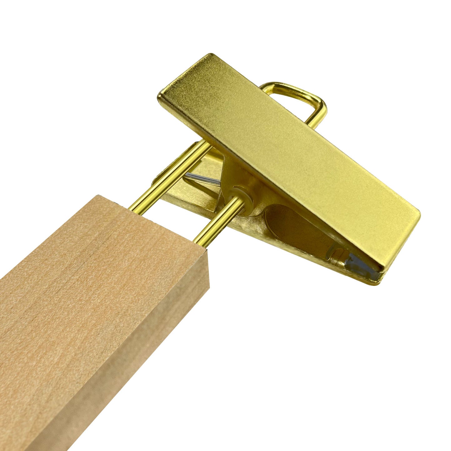 Natrual Color Trouser Hanger With Long Neck