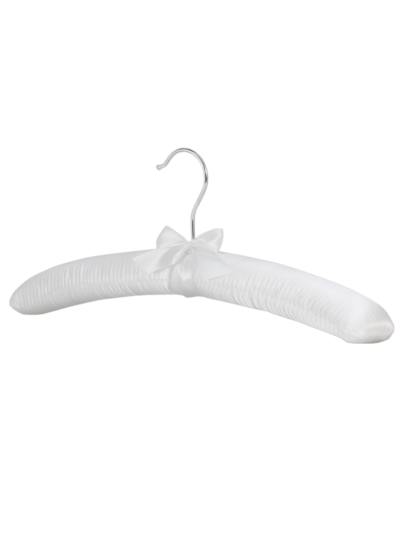White Satin Hanger For Suit Shirt Women Hanger