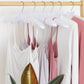 White Satin Hanger For Suit Shirt Women Hanger