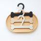Small Size Wooden Hangers for Pet Cloths Doll Clothes