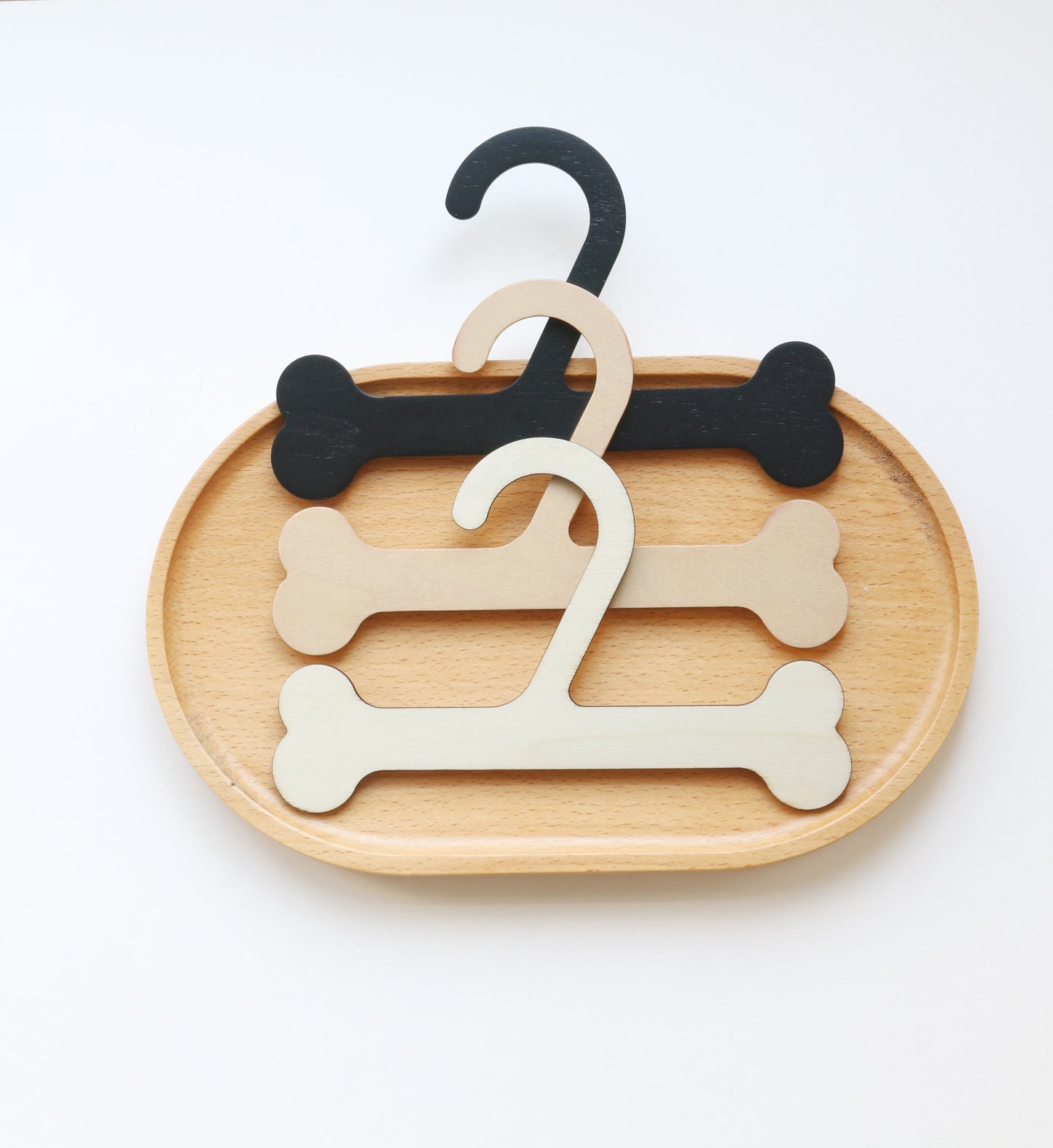 Small Size Wooden Hangers for Pet Cloths Doll Clothes