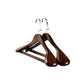 Luxury Ultra Wide Shoulder Wooden Hanger With Swivel Hook
