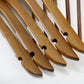 Brown Color Wooden Hanger With Anti-slip Bar