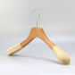 Beech Wood Hanger With Non-slip flocked Sholder For Women