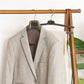 Brown Color Plastic Pant Hangers With Metal Plate Logo