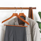Brown Color Beech Wood Hanger With Round Pole
