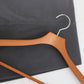 Brown Color Beech Wood Hanger With Round Pole