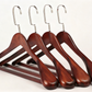Luxury Ultra Wide Shoulder Wooden Hanger With Swivel Hook