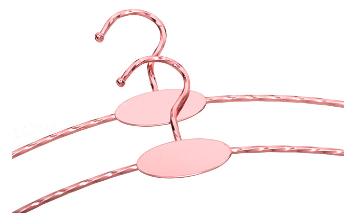 Rose Gold Heavy Strong Metal Underwear Hangers