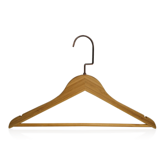 Bamboo Wood Cloth Hanger For Garment