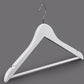 White Wooden Top Coat Hanger For Garment