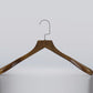luxury Wood Coat Hangers with Extra-Wide Shoulder