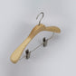 Deluxe Wooden Portable Coat Hanger Rack With Clips
