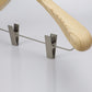 Deluxe Wooden Portable Coat Hanger Rack With Clips