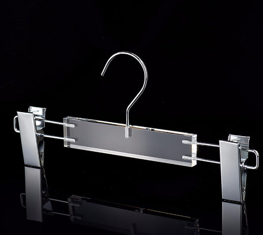 Acrylic Nice Suit Pants Hanger With Metal Hook