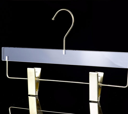 Deluxe Acrylic Pants Hanger Rack For Closet