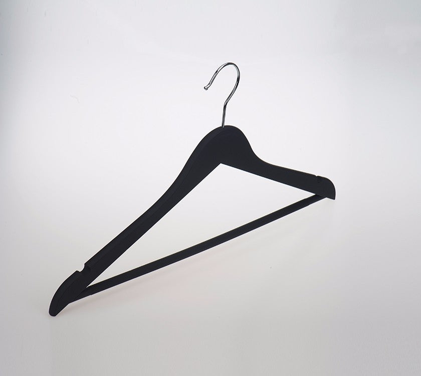 Black Plastic Laundry Hanger for Clothes