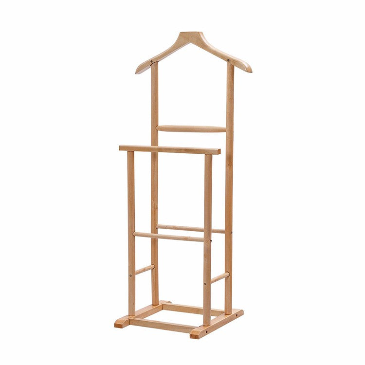 Wooden Floor Standing Clothes Hanger For Display