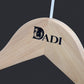 Anti Slip Wooden Hotel Hanger With Clips