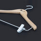 Anti Slip Wooden Hotel Hanger With Clips