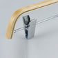 Natural Laminated Pants Hanger with clips