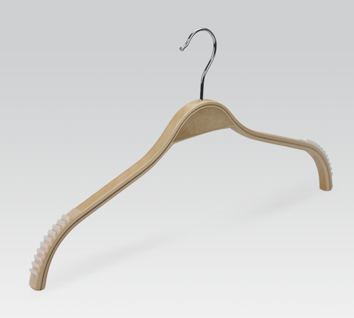 Laminated Clothing Hanger With Anti Slip Rubber