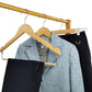 Luxury Wooden Shirt Hanger With Anti Slip rubber