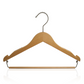 Luxury Wooden Shirt Hanger With Anti Slip rubber