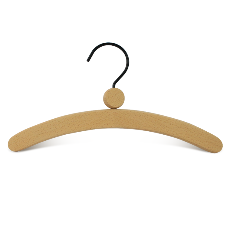 Luxury Wooden children clothes Hanger With Round Ball