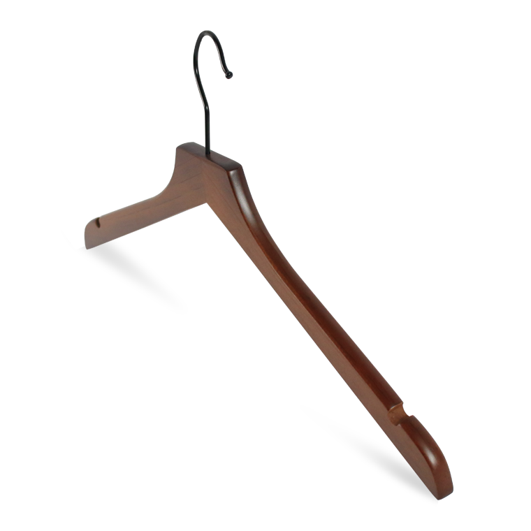 Wooden Shirt Hanger For Garment Display