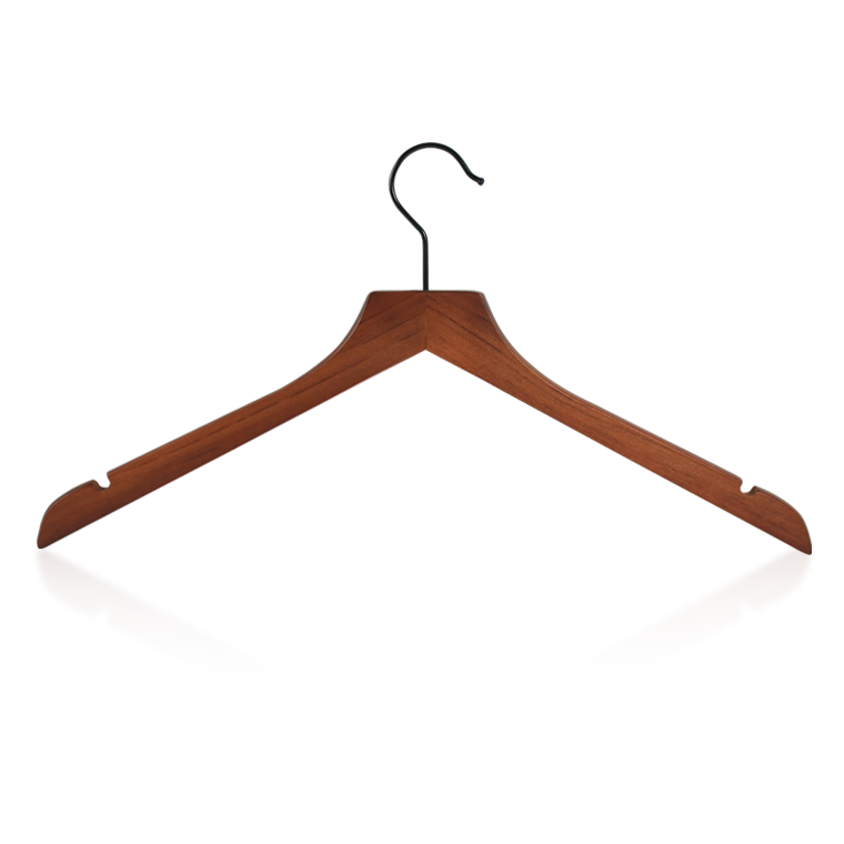 Wooden Shirt Hanger For Garment Display