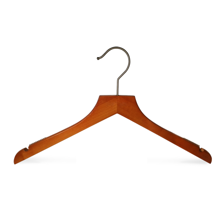 Wooden Non Slip Clothes Hanger With Notch