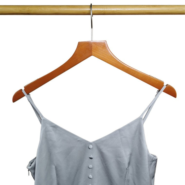 Wooden Non Slip Clothes Hanger With Notch