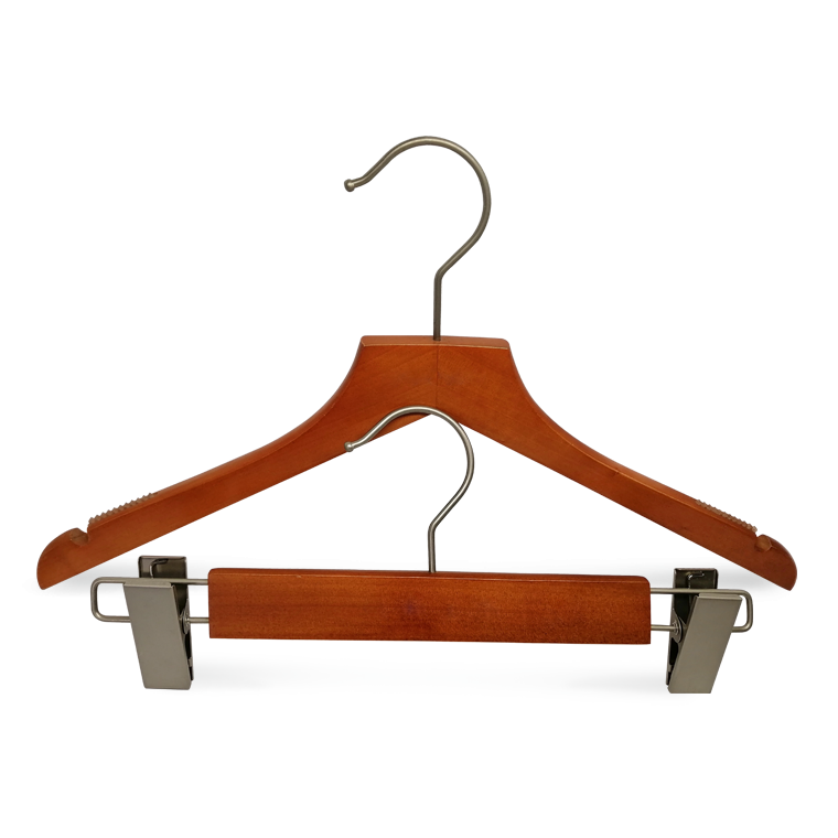 Wooden Non Slip Clothes Hanger With Notch