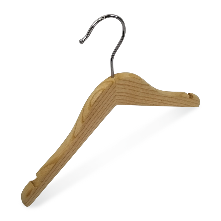 Luxury Brand Wooden Baby Short Clothes Hangers