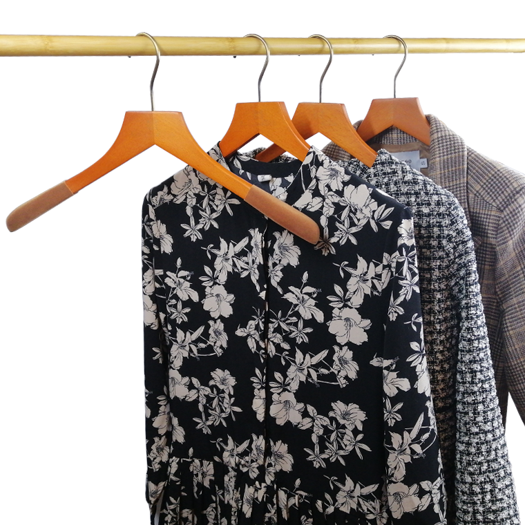 Luxury Wooden Jacket Clothes Hanger