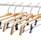 Laminated Plywood Trousers Hanger With Clips