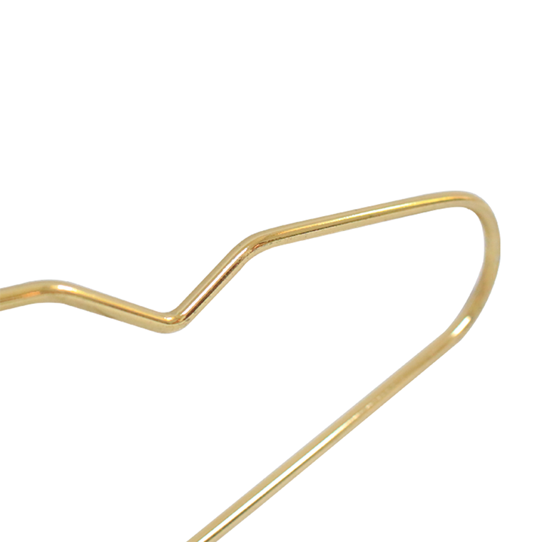 Gold Metal clothes Hanger For Garment Display