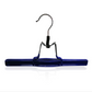 Non Slip Metal Skirt Hanger with Rubberized Clamp
