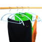 WIDE SHOULDER NNTI SLIP METAL CLOTHES HANGERS WITH HOOK