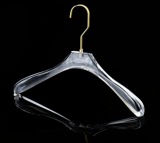 Luxury Broad Shoulder Acrylic Coat Hanger