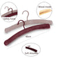 Anti Slip Wedding Dress Satin Padded Hanger