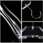 Luxury Clear Acrylic Coat Hanger With Wide Shoulder