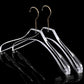 Luxury Clear Acrylic Coat Hanger With Wide Shoulder