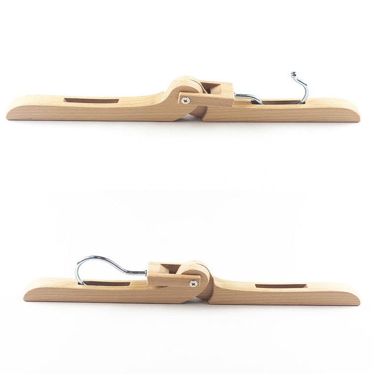 Luxury Wooden Folding Convenience Clothes Hanger