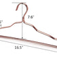Rose Gold Strong Durable Metal Clothes Hangers For Garment